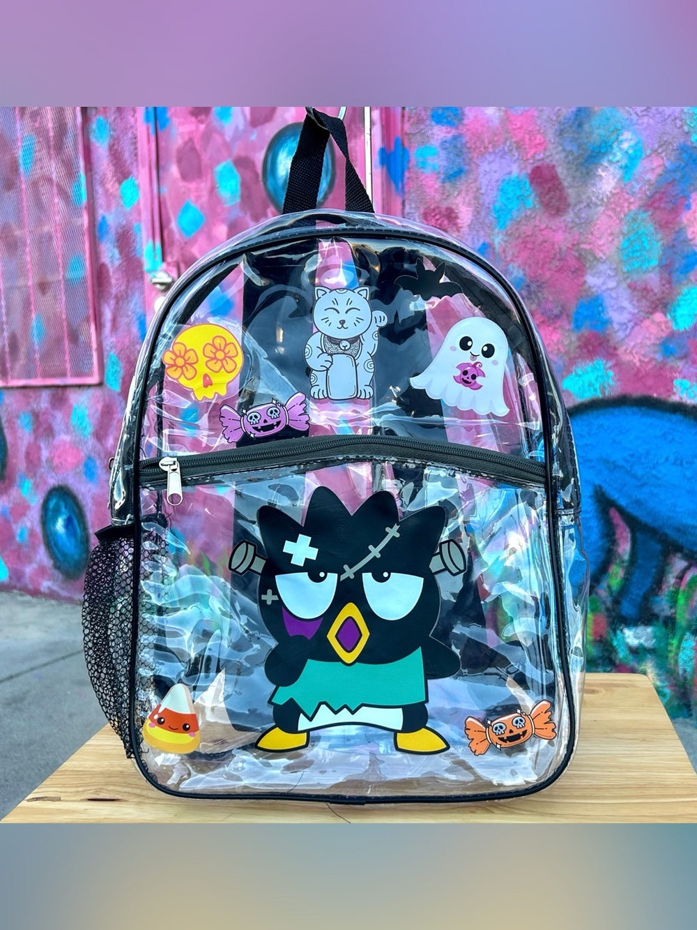‘YUMMY CANDY’ Clear Backpack 15”